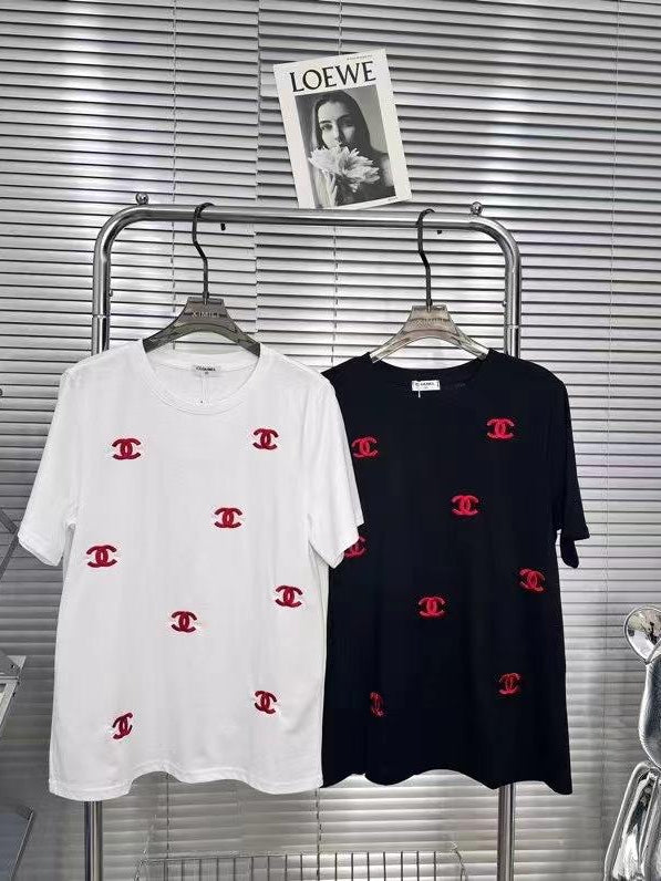 Print C H Cotton Lycra Ba T-shirt