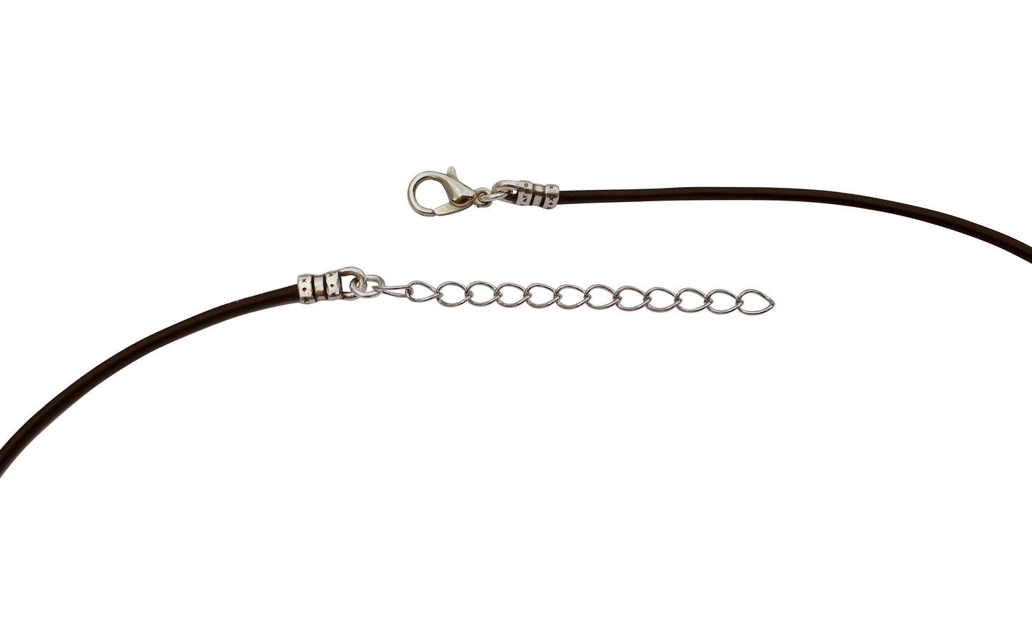 Dragonweave Steel Dragon Pendant Necklace on Adjustable Black Leather Cord