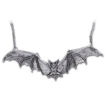 Gothic Bat Necklace by Alchemy Gothic
