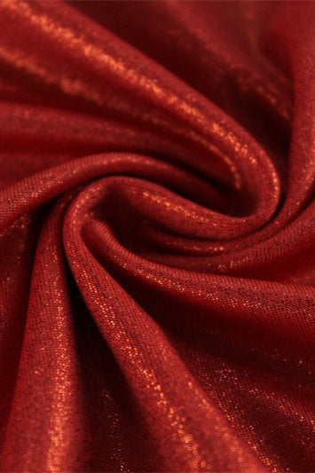 Red Slim Fit Maxi Dress
