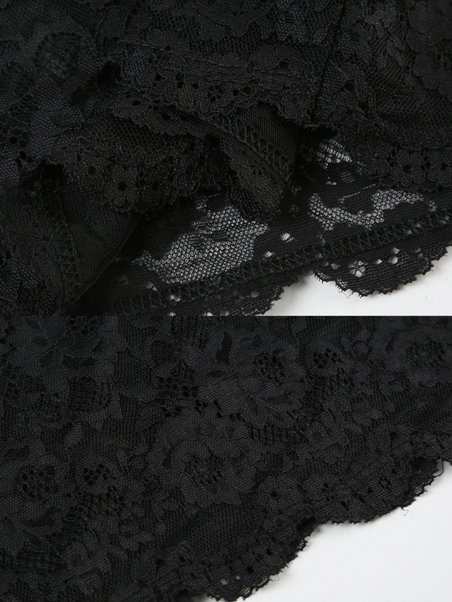 Celine Lace See-through Mini Dress
