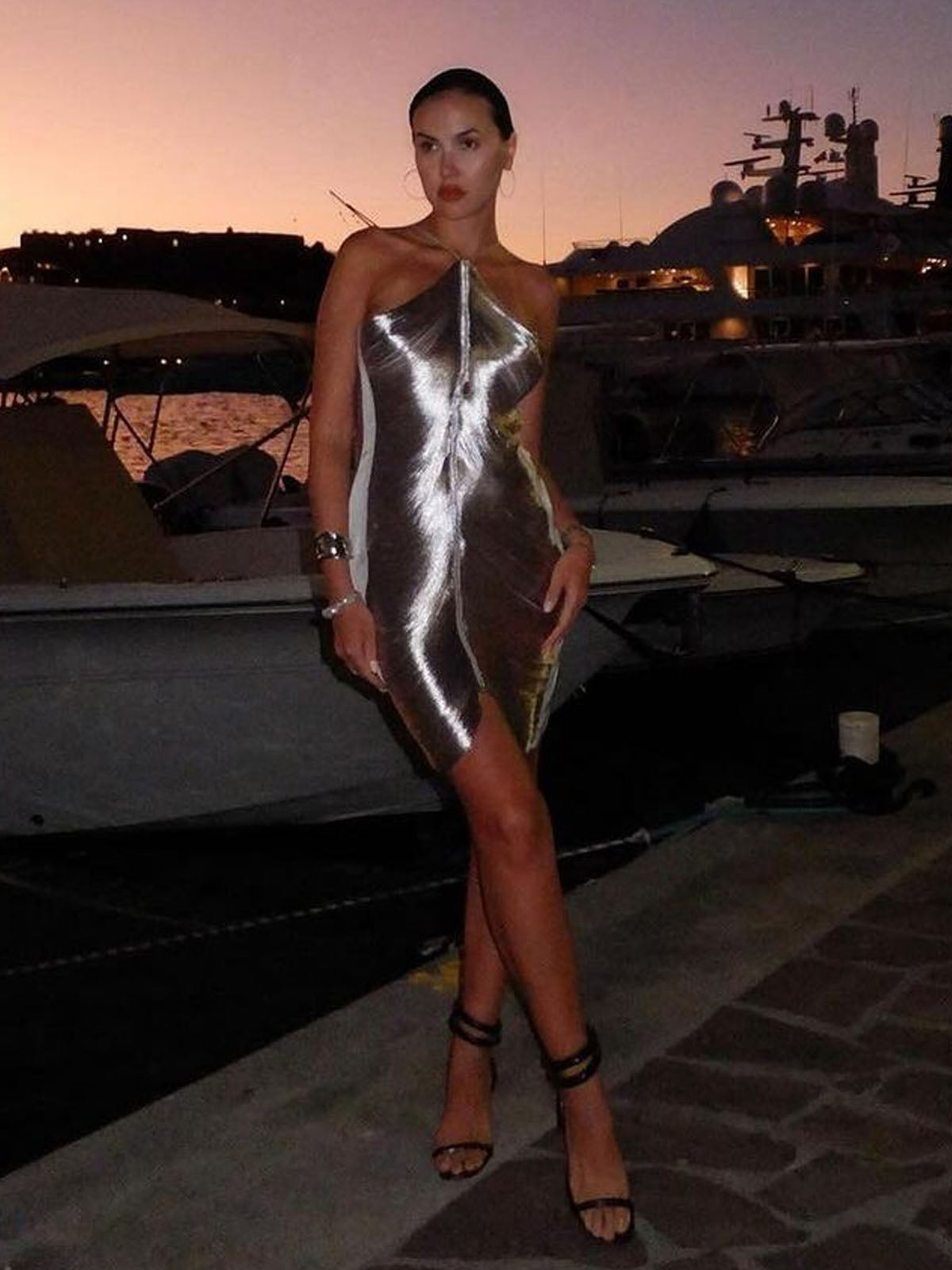 Halter Neck Fringed Resort Party Mini Dress