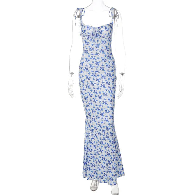 Dress Summer Off Shoulder Lace Up Deep V Neck Dresses Holiday Beach Long Dress Woman