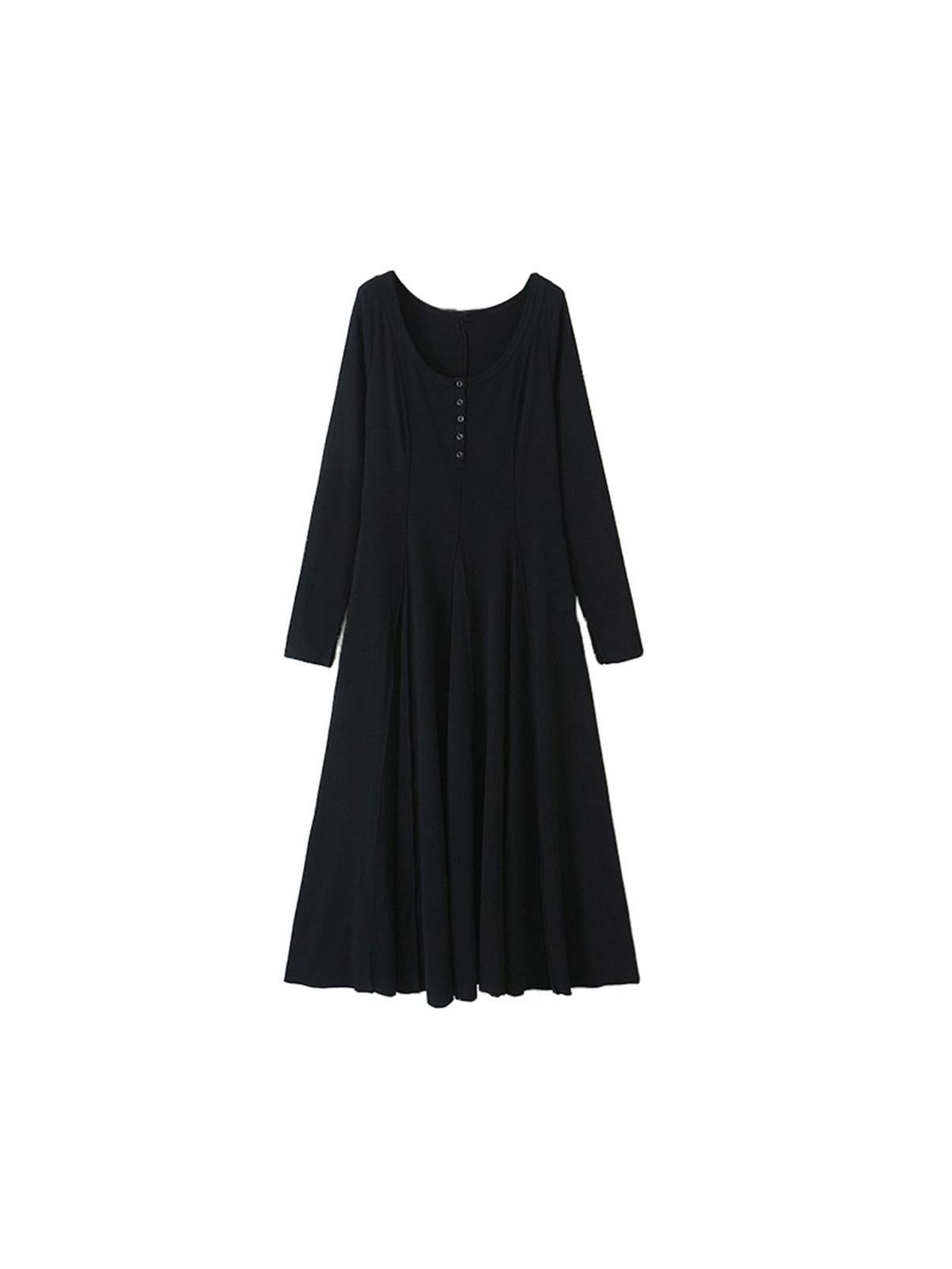 Runway-inspired Black Maxi Dress Plus-size