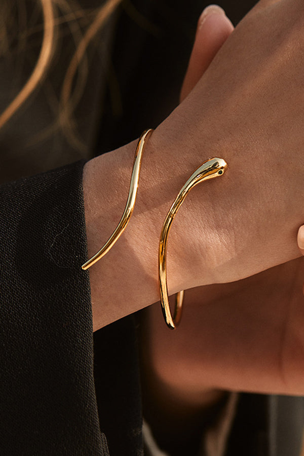 Retro Stainless Steel Gold Bracelet