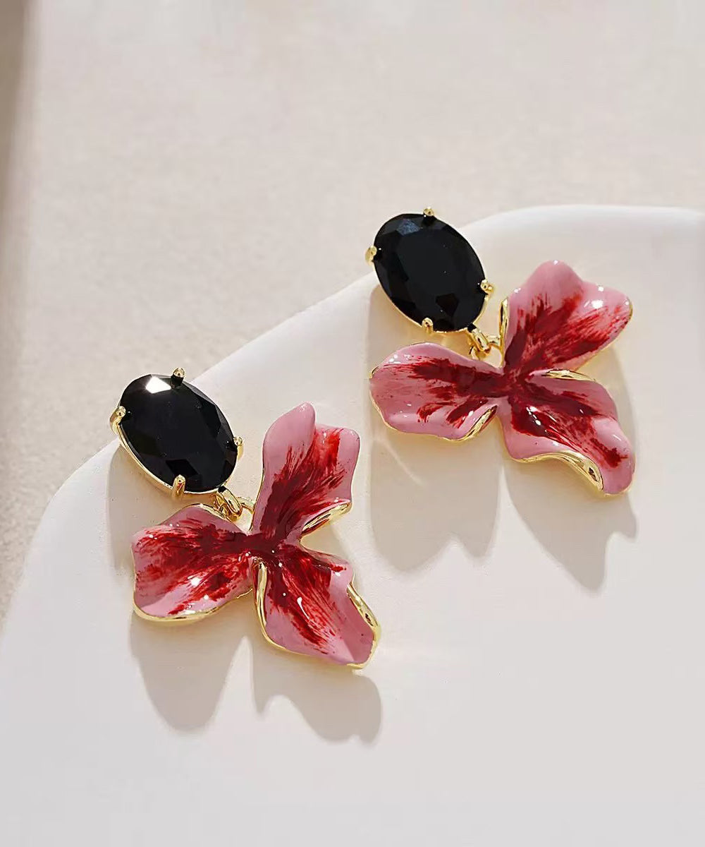 Sterling Silver Overgild Drop Earrings