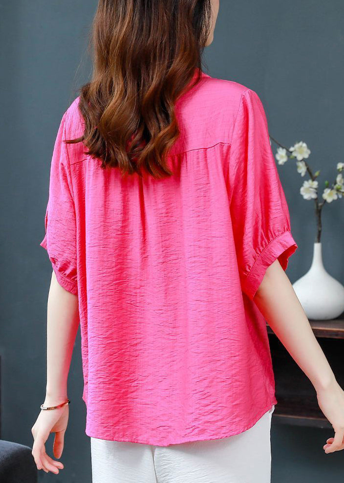 Yellow Embroidered Cotton Blouse Summer Jh021