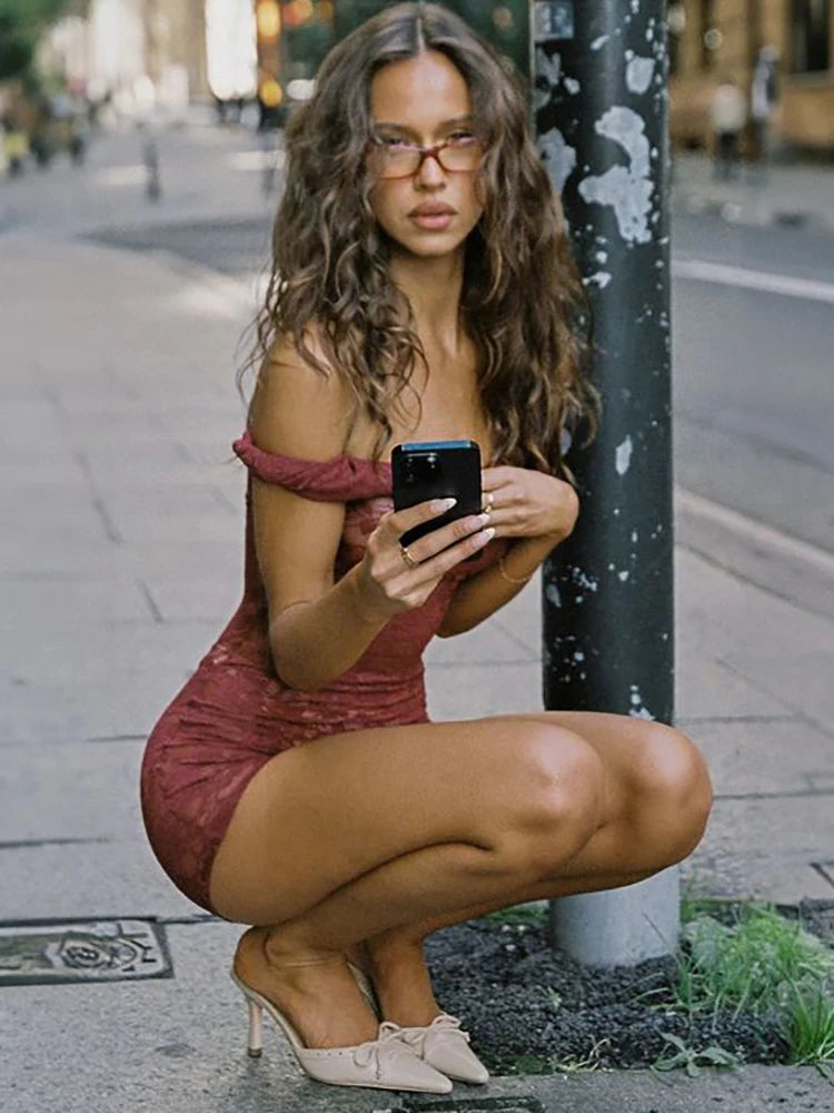 See-through Mini Dress