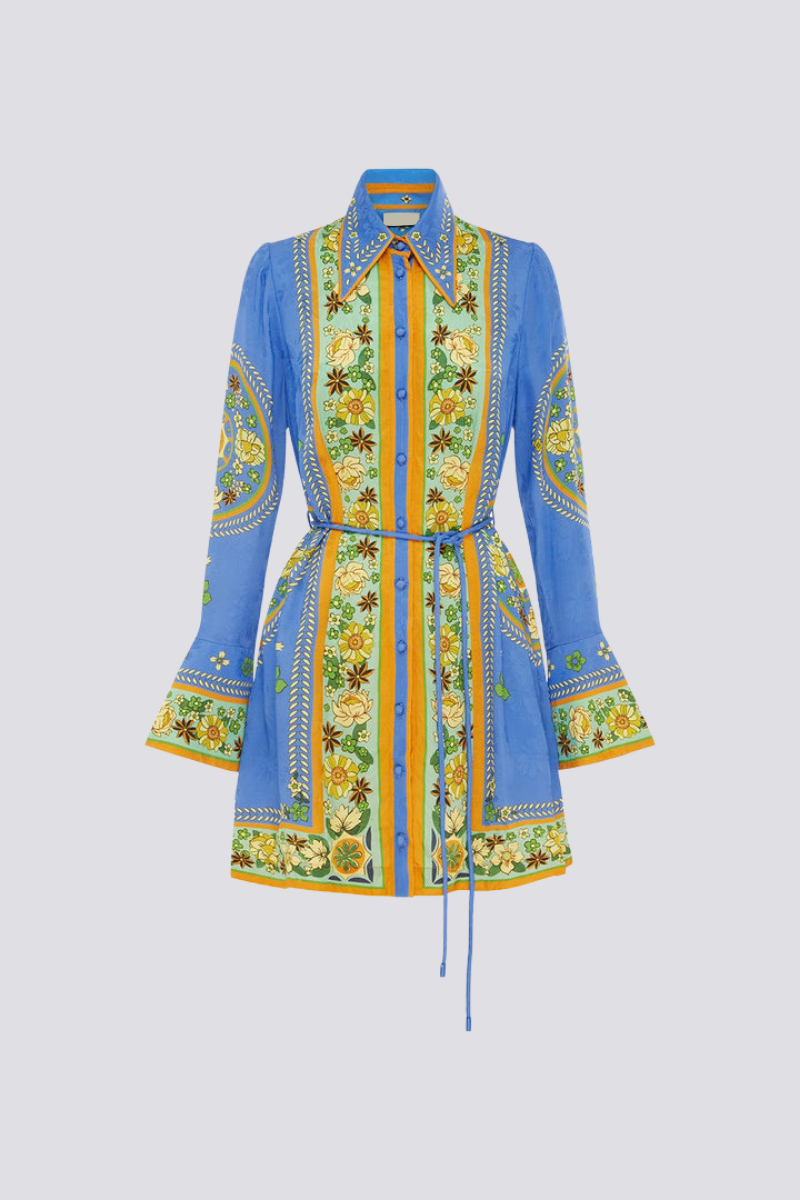 Lisbeth Long Sleeve Mini Dress