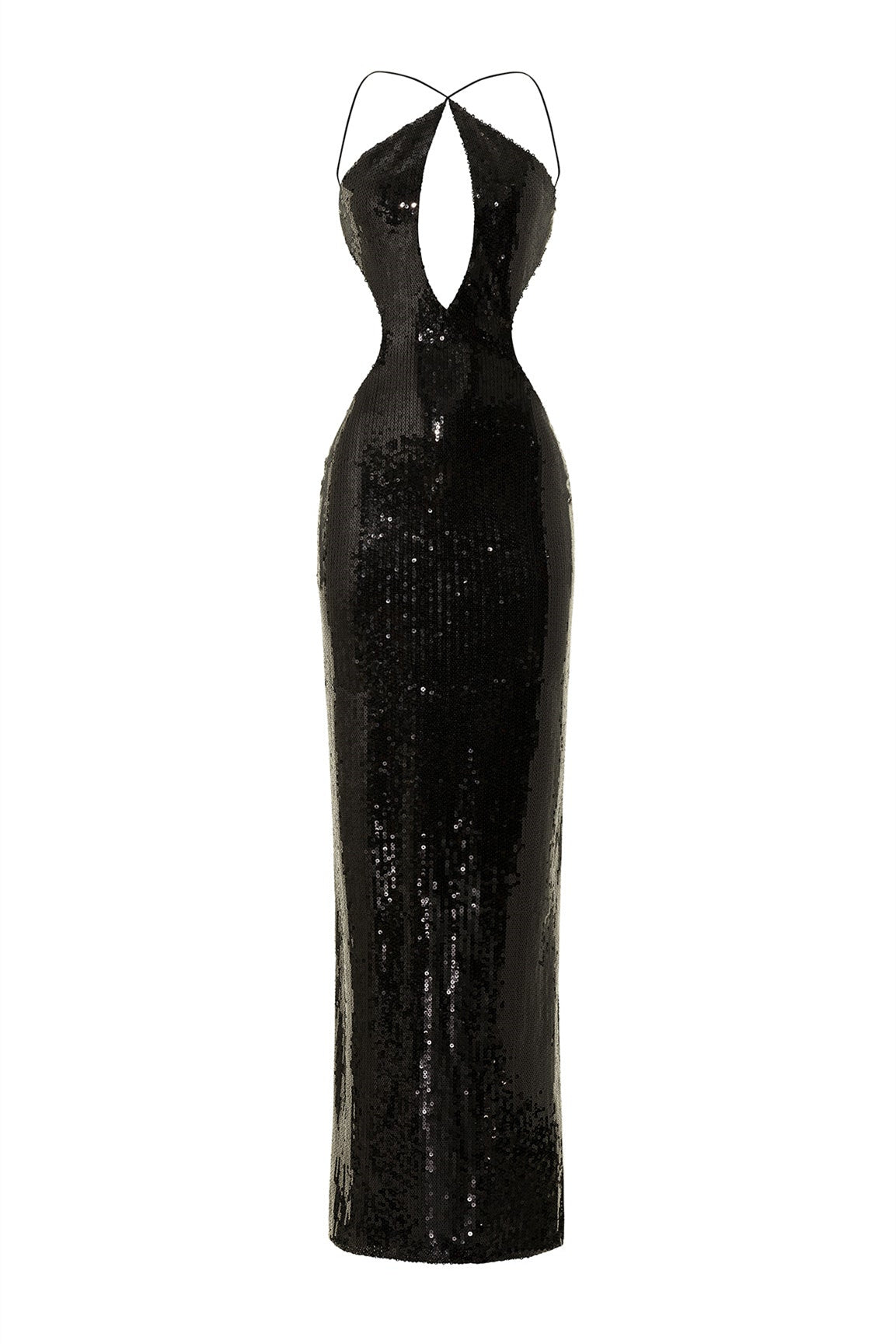 Riva Cut Out Sequin Maxi Dress