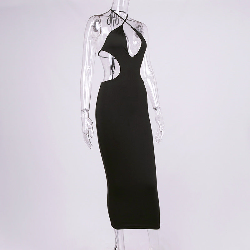 Roxanne Halter Cut-out Maxi Dress