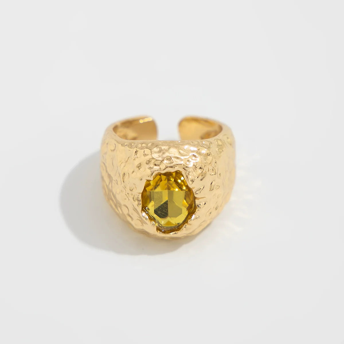 Kaleena Gemstone Open Ring