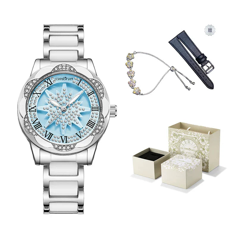 Star Motif Bracelet Watch