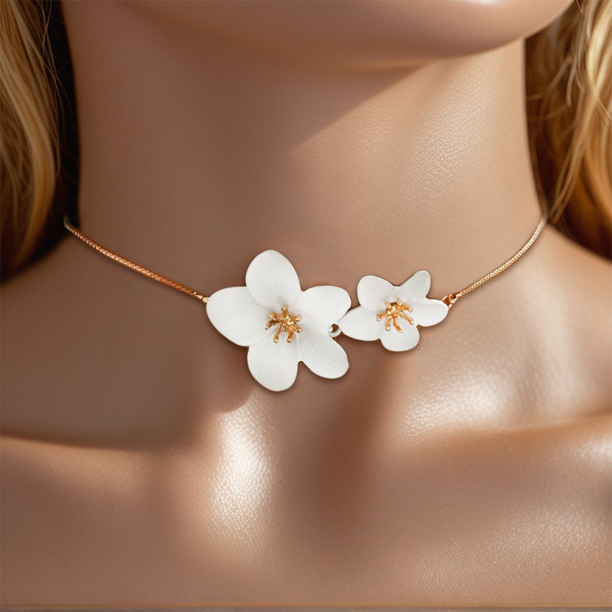 Katana Bloom Pendant Necklace
