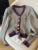 Knitted Cardigan V-neck Pullover Warm Knitwear Jumper Clothes Sweater Autumn Winter Kpop 2000s Aesthetic