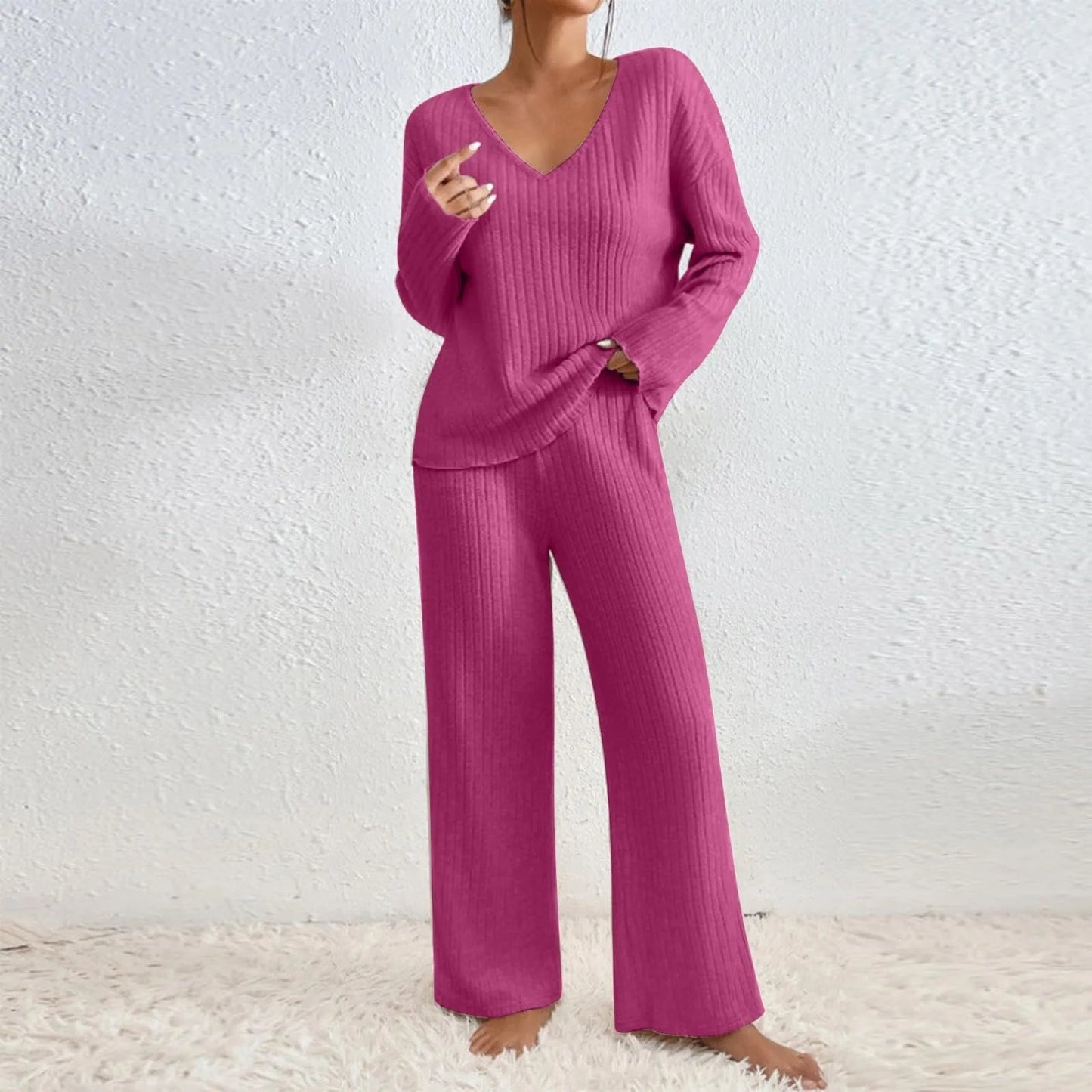 Esra - Knitwear Two-piece Set