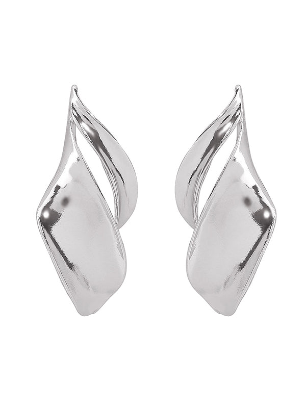 Geometric Color Drop Earrings