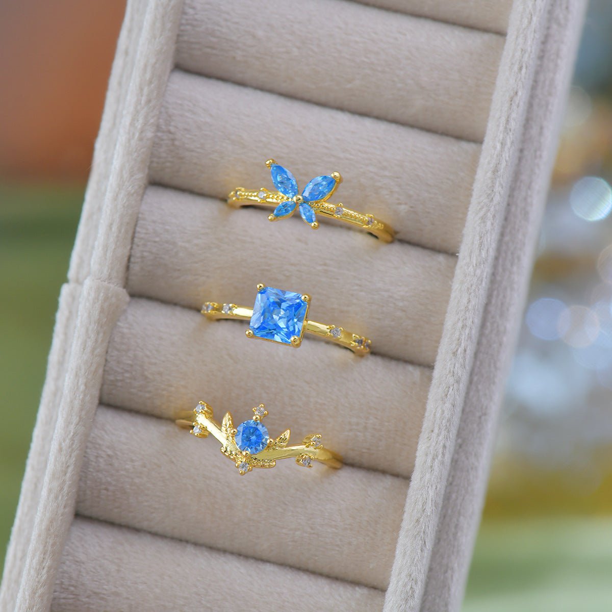 Azure Butterfly Ring