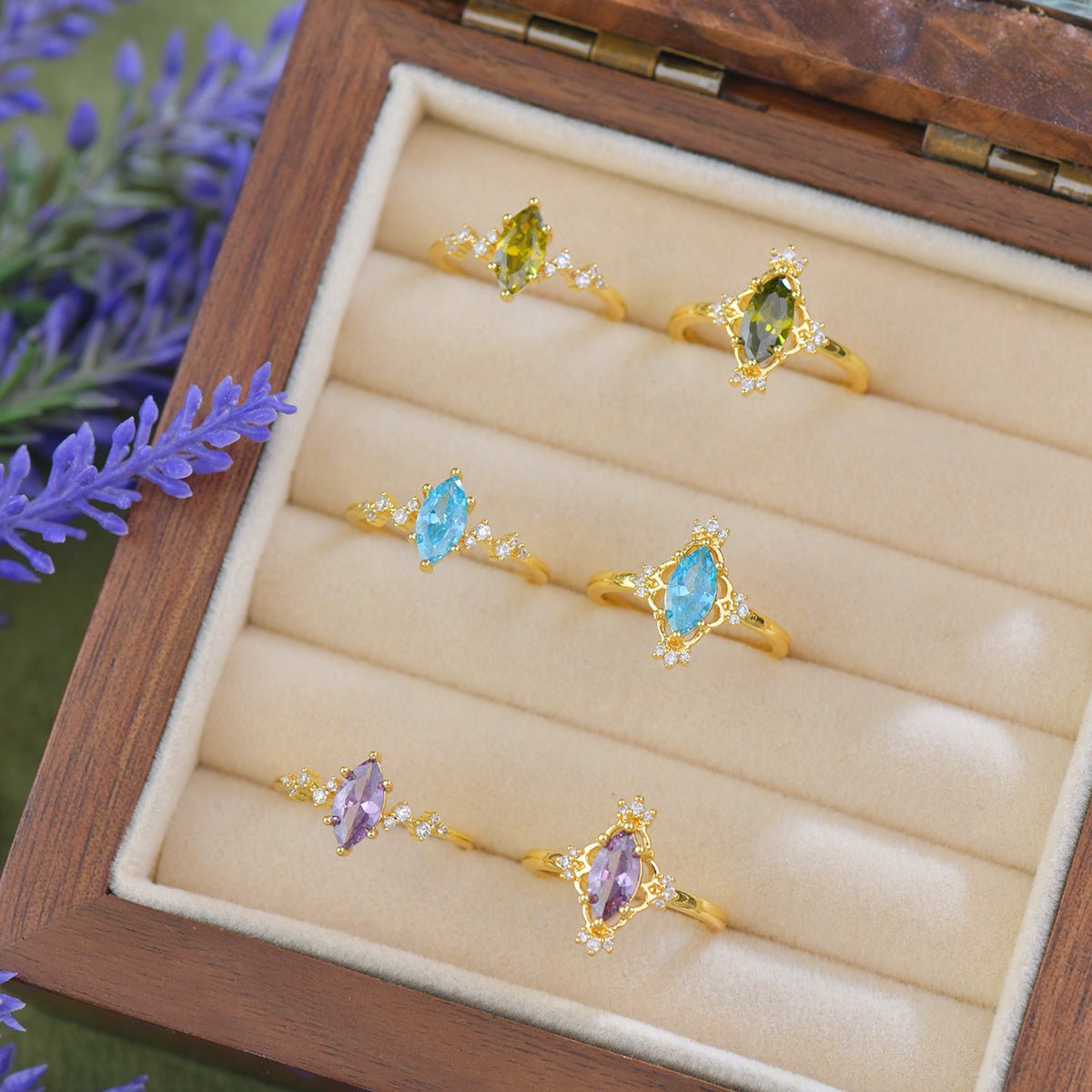 Azure Celestia Ring