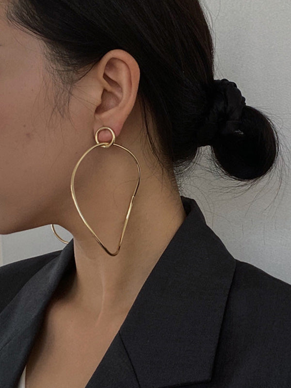 Statement Simple Geometric Earrings