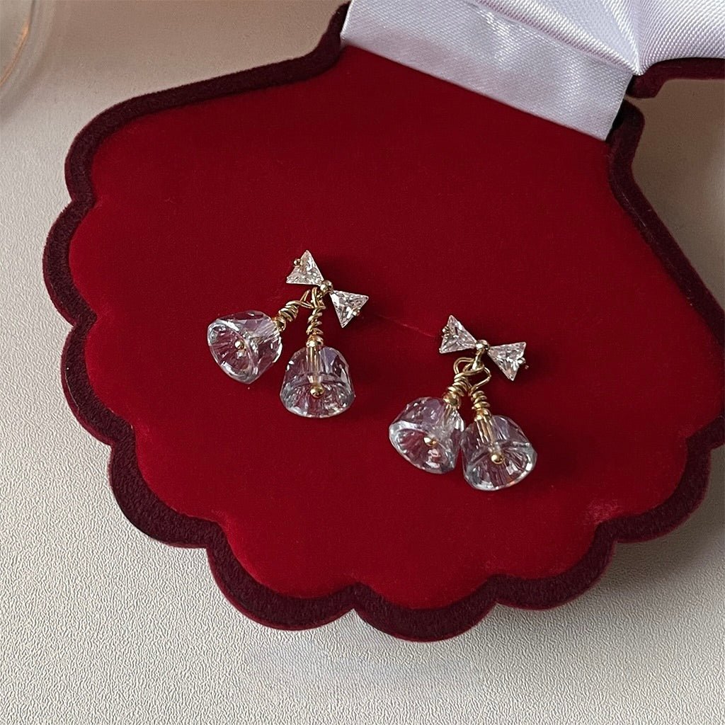 Bow and Bell Earrings