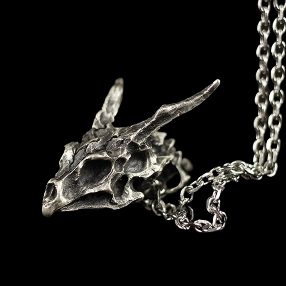 Skullborn Dragon Pendant