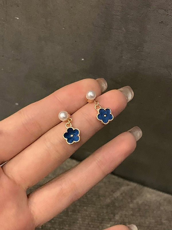 Geometry Flower Shape Earrings Accessories