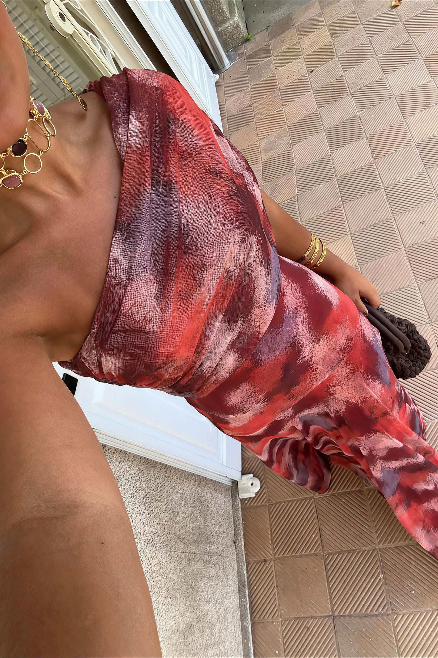 Print Ruched Flared A-line Vacation Mini Dress