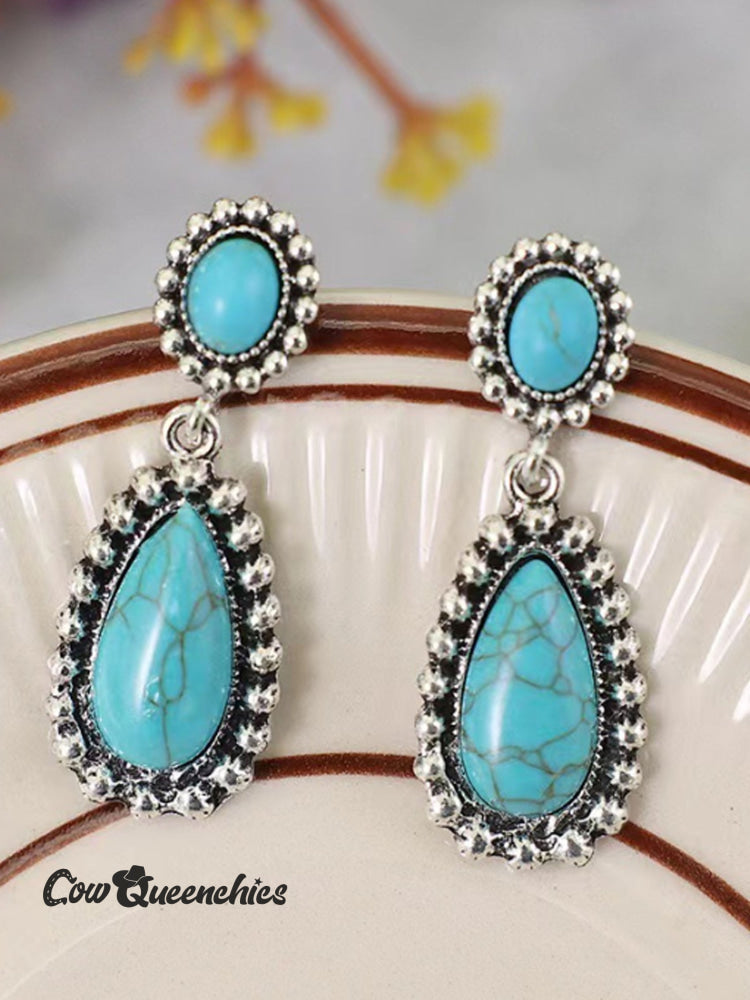 Western Turquoise Earrings