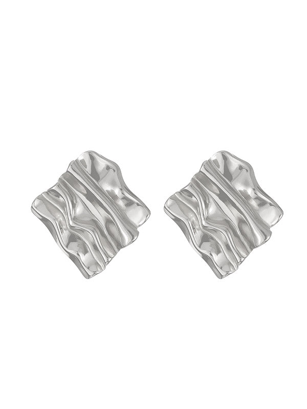 Geometric Color Drop Earrings