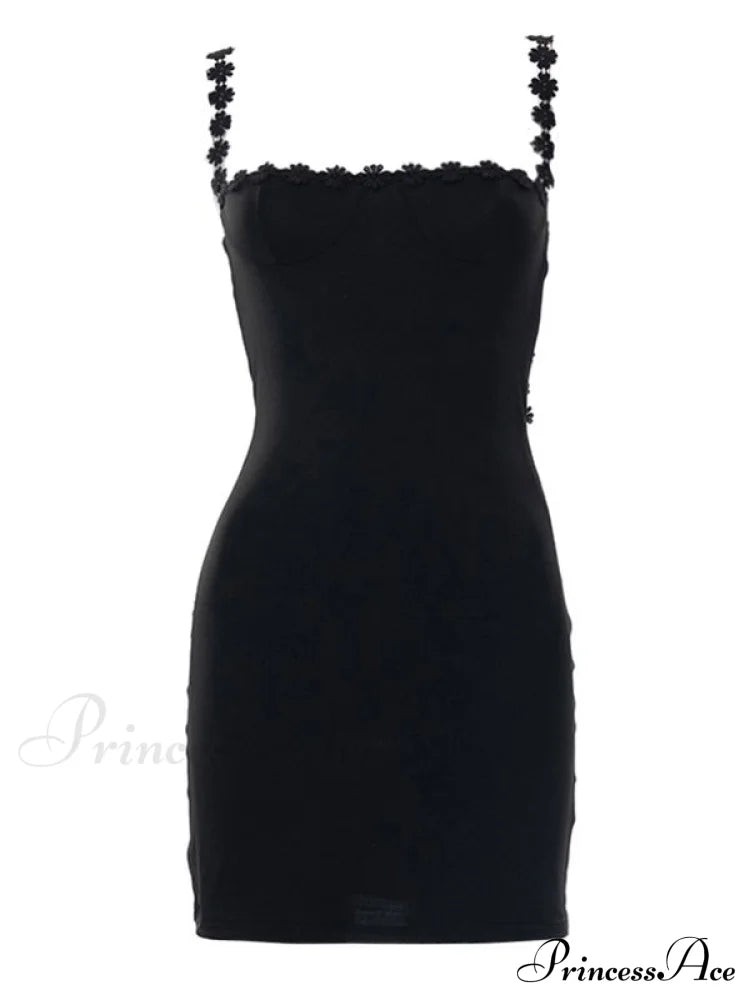 Embellished Graceful Silk Mini Dresses