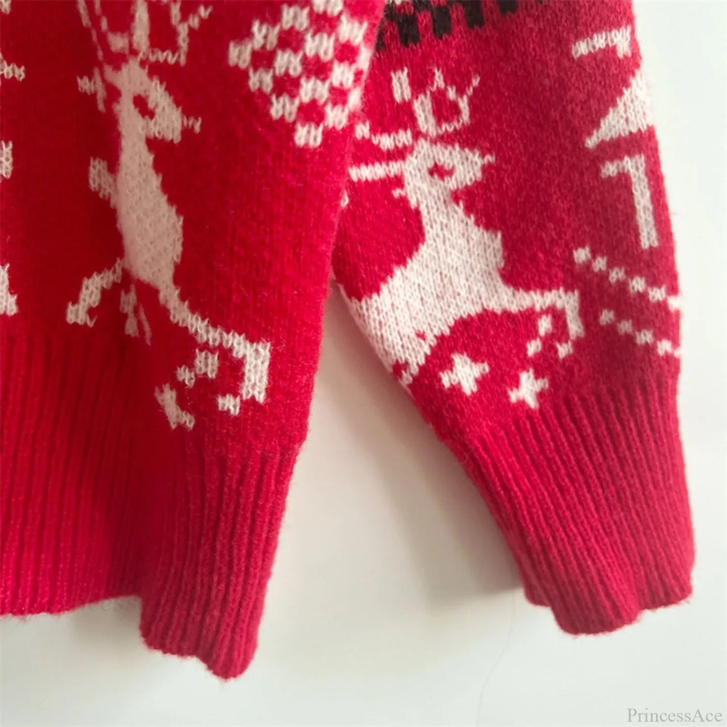 Funny Reindeer Printed Christmas Sweat ���s Christmas Sweater