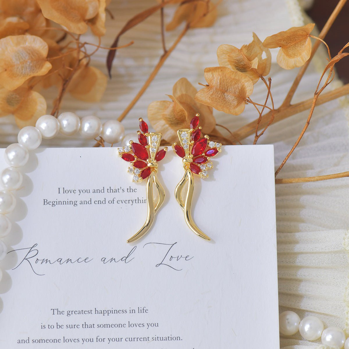 Holiday Bouquet Earrings