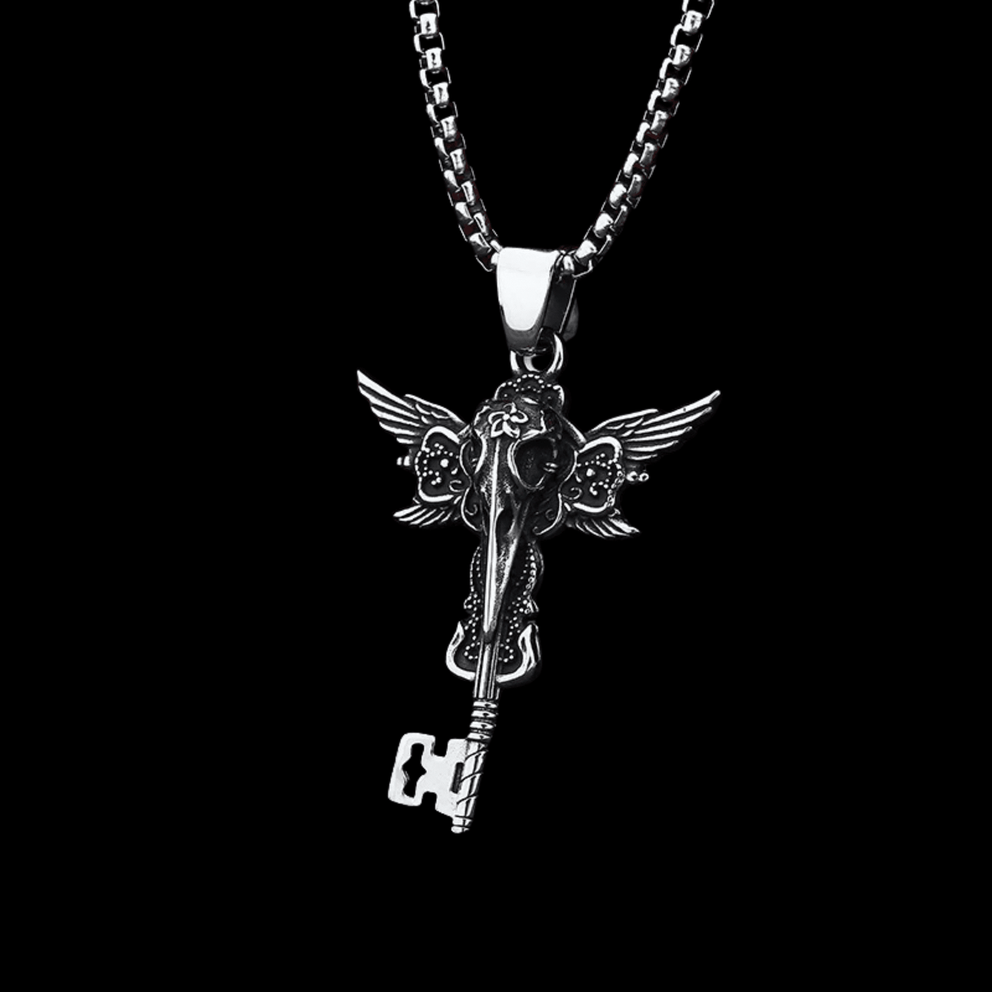 Key of the Black Crow Pendant