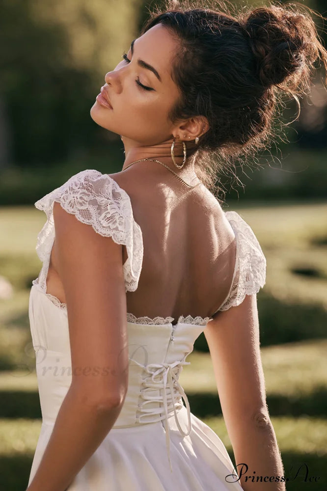 Lace A-line Stylish Mini Dress