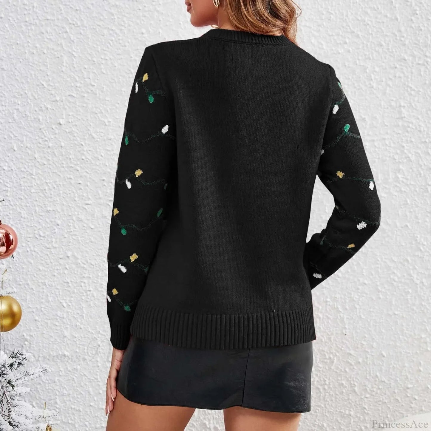 Oversized Warm Long Sleeve Kawaii Party New Year Christmas Sweater