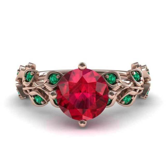 Majestic Rose Crystal Ring