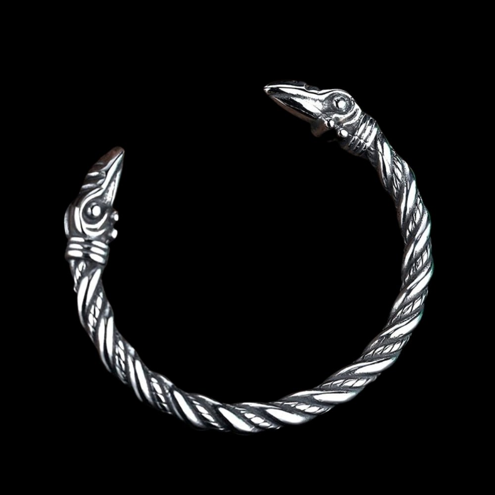 Raven Rope Cuff Bracelet