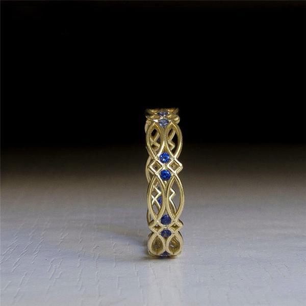 Victorian Blue Stone Ring