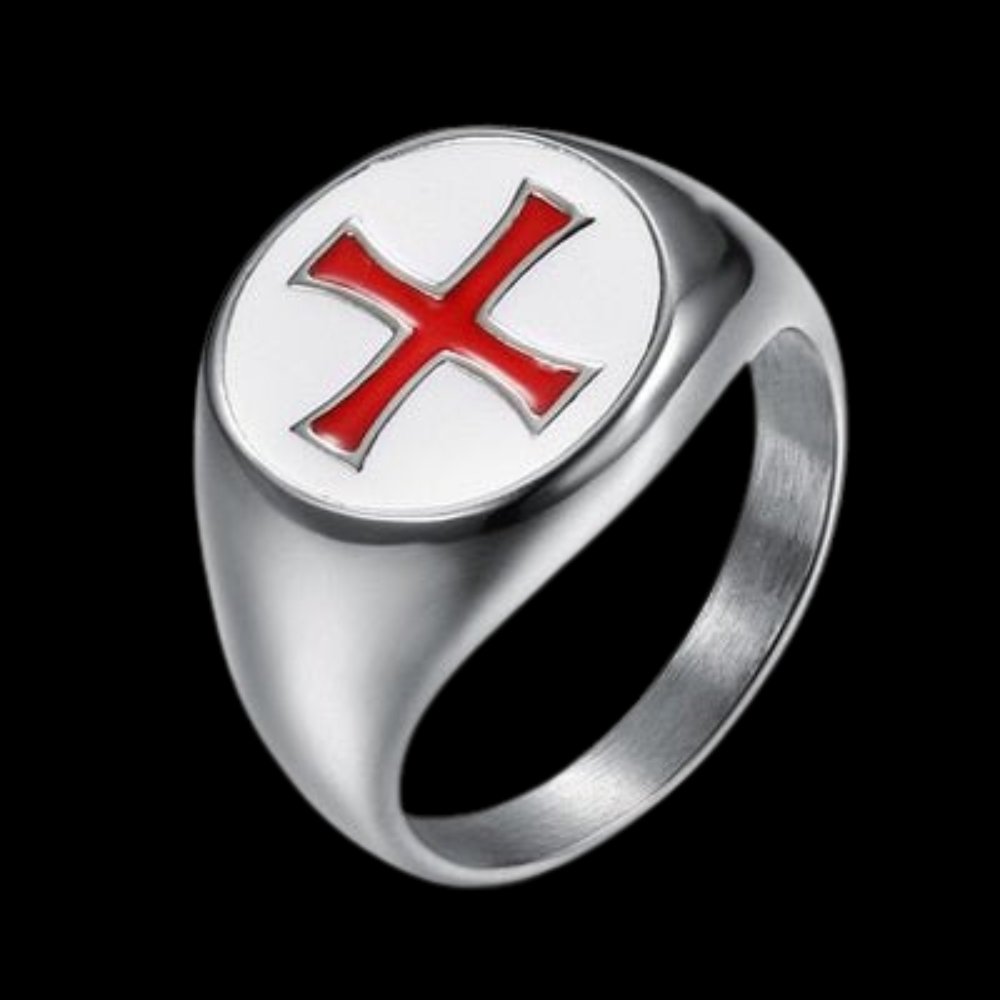 Saint Benedict Red Cross Ring