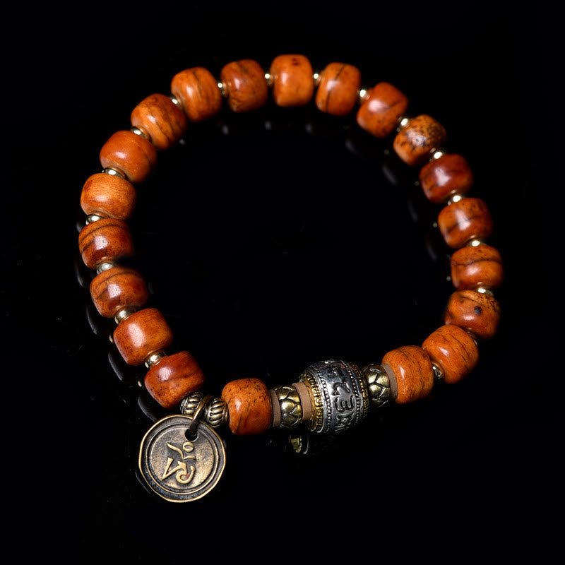 Camel Bone Protection Bracelet 9x7mm Beads