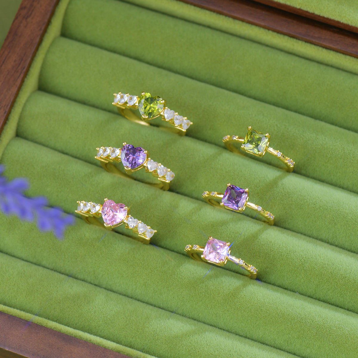 Verde Heart Ring