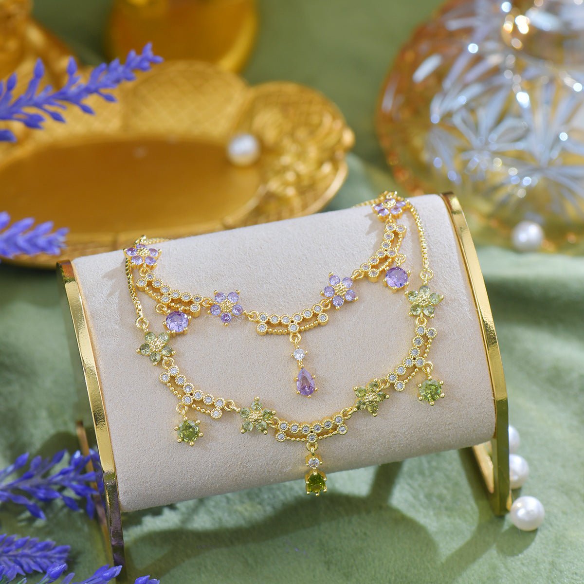Wildflower Serenade Bracelet in Purple