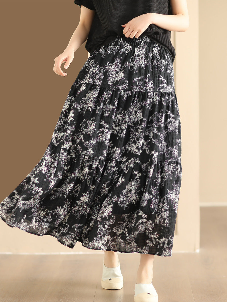 Summer Cotton Loose Skirt Cv1037