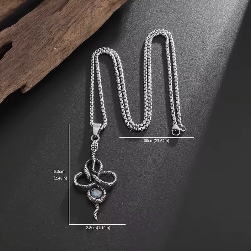Serpent's Knot of Illumination Necklace