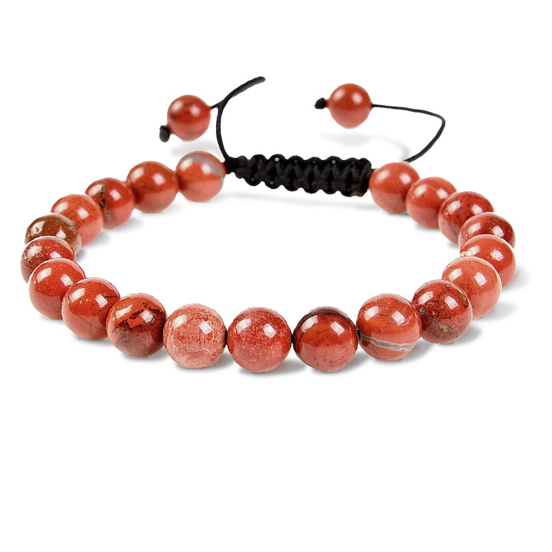 Adjustable Spiritual Healing Bracelet With Gemstone Beads