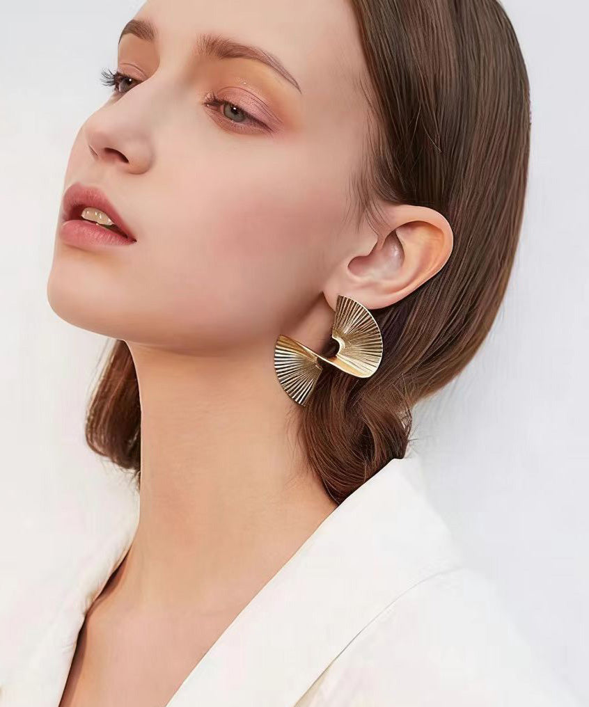 New Fashionable Geometric Metal Earrings