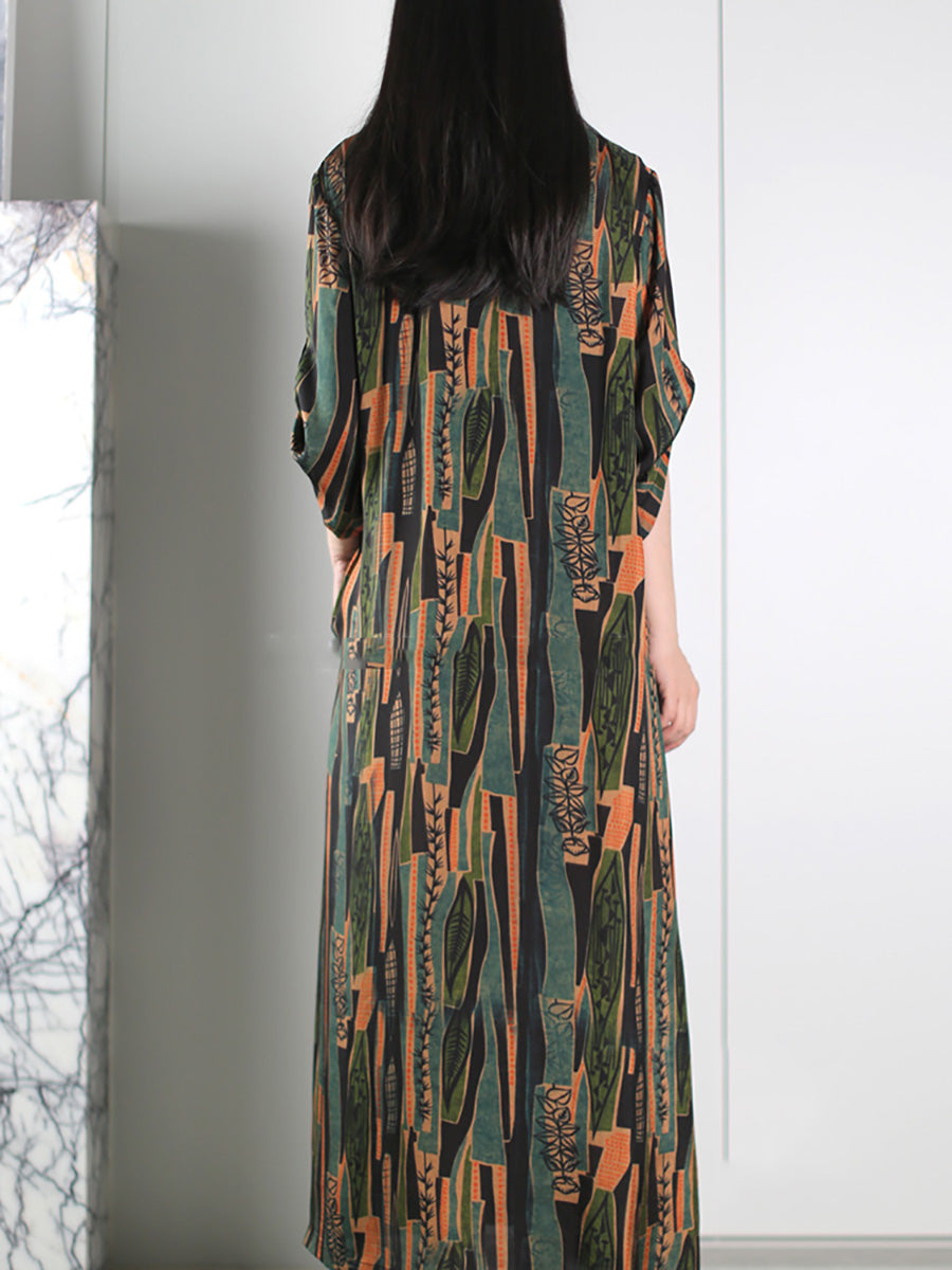 Summer Spliced Maxi Dress Ll053