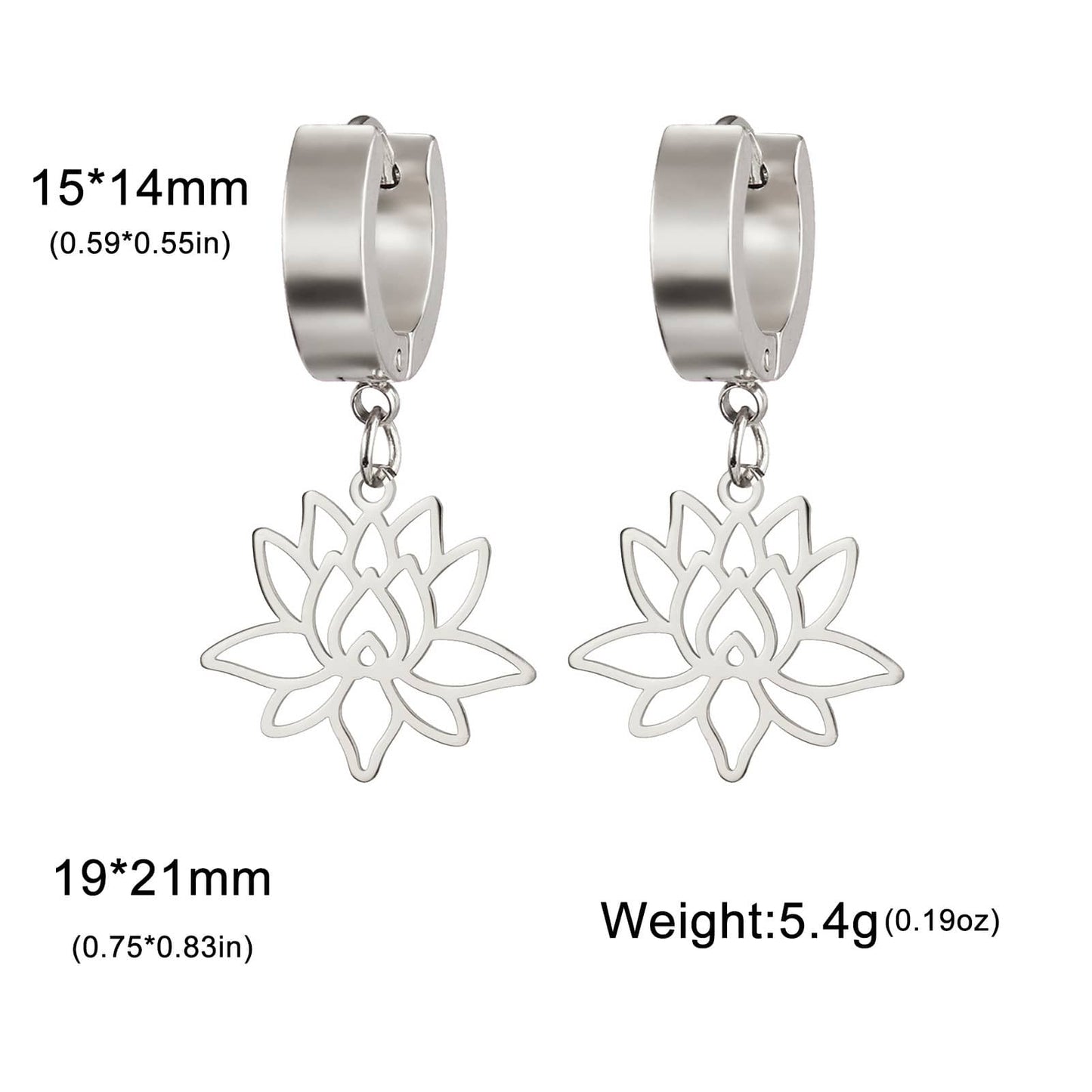 Lotus Radiance Bloom Earrings