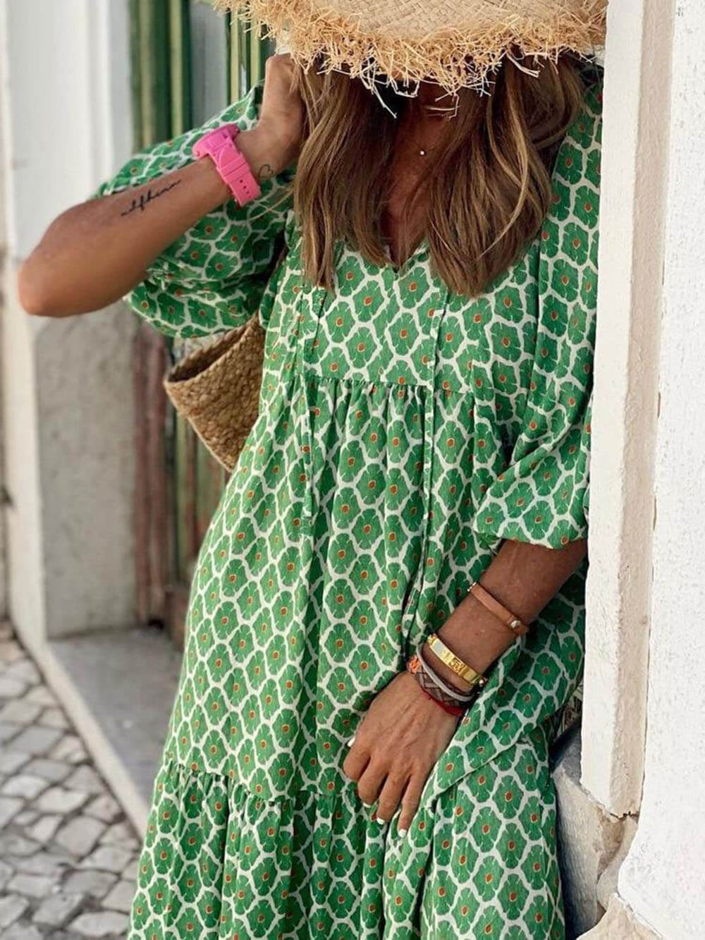 Breeze - Printed Maxi Dress